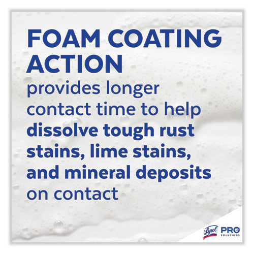 Image of LYSOL® Brand I.C. Foaming Disinfectant Cleaner, 24 Oz Aerosol Spray, 12/carton
