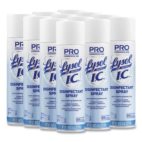 Image of LYSOL® Brand I.C. Disinfectant Spray, 19 Oz Aerosol Spray, 12/carton