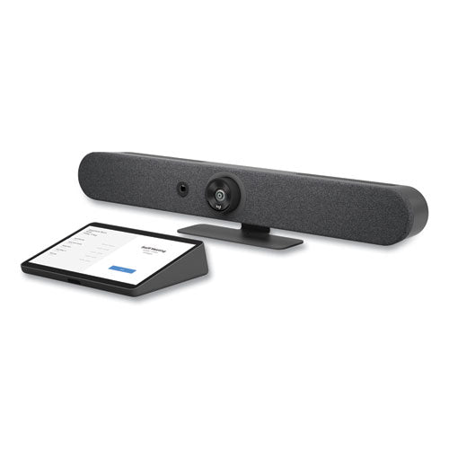 Image of Logitech® Rally Bar Mini and Tap IP Bundle, 1920 pixels x 1080 pixels, Graphite