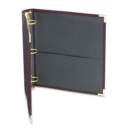 Image of Samsill® Classic Collection Ring Binder, 3 Rings, 1.5" Capacity, 11 X 8.5, Burgundy