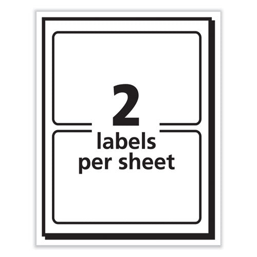 Image of Avery® Printable Adhesive Name Badges, 3.38 X 2.33, White, 100/pack