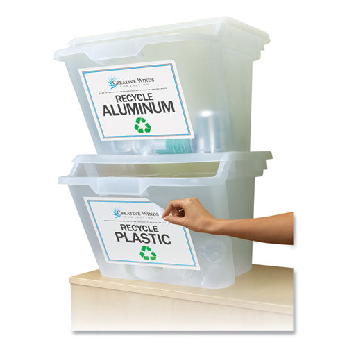Image of Avery® Removable Multi-Use Labels, Inkjet/laser Printers, 8.5 X 11, White, 25/pack