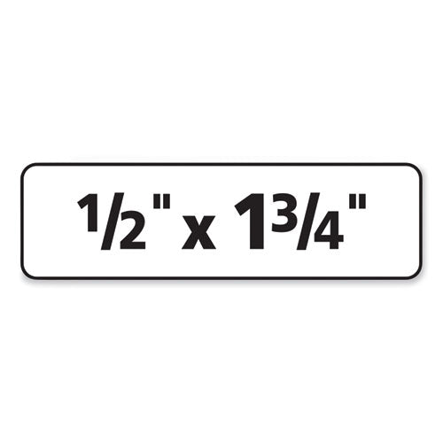 Image of Avery® Removable Multi-Use Labels, Inkjet/laser Printers, 0.5 X 1.75, White, 80/sheet, 25 Sheets/pack