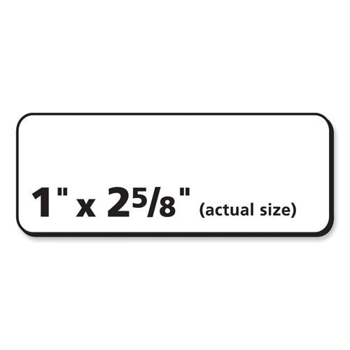 Image of PRES-a-ply® Labels, Laser Printers, 1 X 2.63, White, 30/sheet, 100 Sheets/box