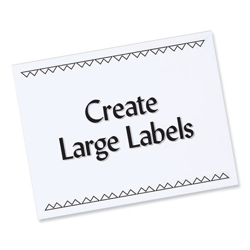 Image of PRES-a-ply® Labels, Laser Printers, 8.5 X 11, White, 100/box