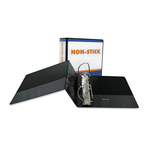 Image of Samsill® Nonstick D-Ring View Binder, 3 Rings, 5" Capacity, 11 X 8.5, Black