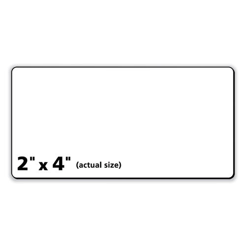 Image of PRES-a-ply® Labels, Laser Printers, 2 X 4, White, 10/sheet, 250 Sheets/box