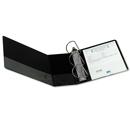Image of Samsill® Nonstick D-Ring View Binder, 3 Rings, 5" Capacity, 11 X 8.5, Black