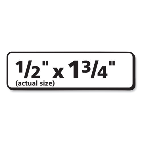 Image of PRES-a-ply® Labels, Inkjet/laser Printers, 0.5 X 1.75, White, 80/sheet, 100 Sheets/pack