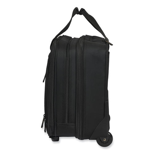 Image of Samsonite® Rolling Business Case, Fits Devices Up to 15.6", Polyester, 16.54 x 8 x 9.06, Black