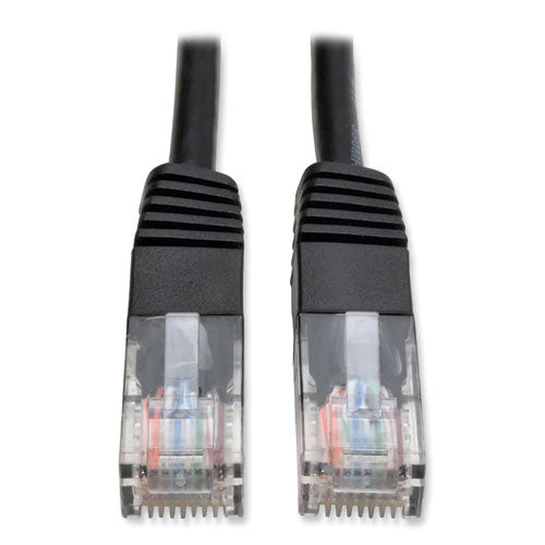Image of Tripp Lite by Eaton CAT5e 350 MHz Molded Patch Cable, 7 ft, Black