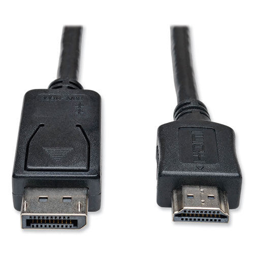 Image of Tripp Lite by Eaton DisplayPort to HDMI Cable Adapter, 10 ft, Black