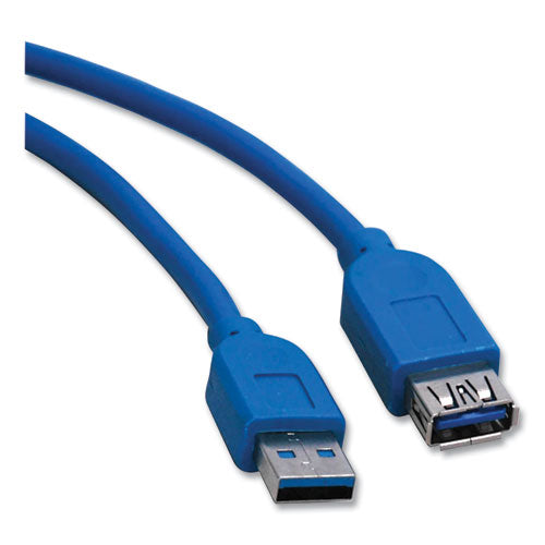 Image of Tripp Lite by Eaton USB 3.0 SuperSpeed Extension Cable, 10 ft, Blue
