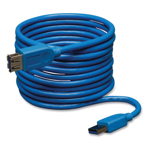 Image of Tripp Lite by Eaton USB 3.0 SuperSpeed Extension Cable, 10 ft, Blue