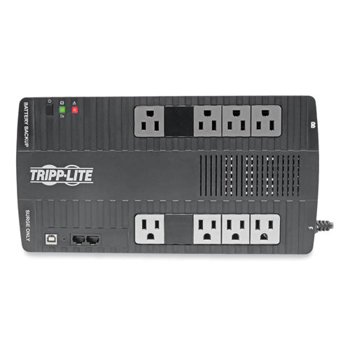 Image of Tripp Lite by Eaton AVR Series Ultra-Compact Line-Interactive UPS, 8 Outlets, 550 VA, 420 J