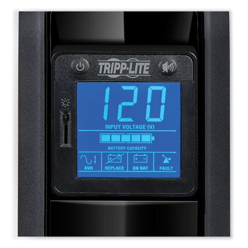 Image of Tripp Lite by Eaton OmniSmart LCD Line-Interactive UPS Tower, 8 Outlets, 900 VA, 870 J