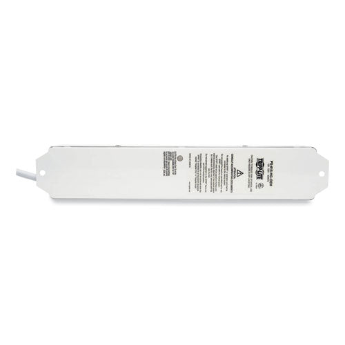 Image of Tripp Lite by Eaton Medical-Grade Power Strip for Patient-Care Vicinity, 6 Outlets, 15 ft Cord, White