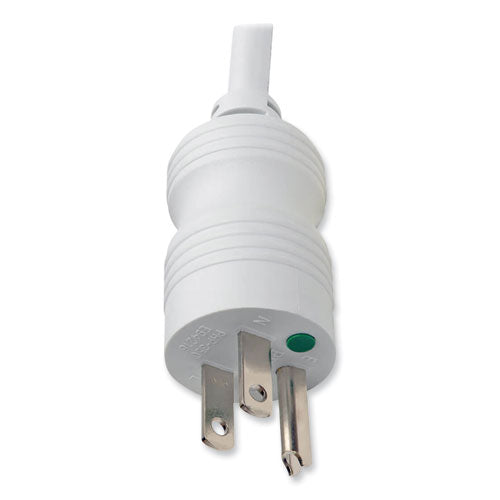 Image of Tripp Lite by Eaton Medical-Grade Power Strip for Patient-Care Vicinity, 6 Outlets, 15 ft Cord, White