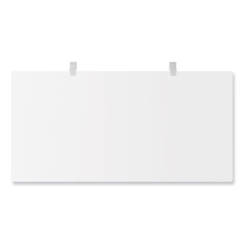 Image of Alera® Alera Modern Teacher Series Pedestal Desk, Left-Side Pedestal: Box/Box/File, 60" x 24" x 28.75", White/Silver