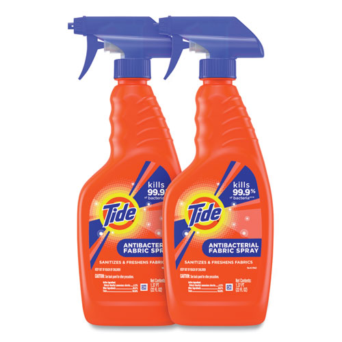 Image of Tide® Antibacterial Fabric Spray, Original Scent, 22 oz Spray Bottle, 2/Carton
