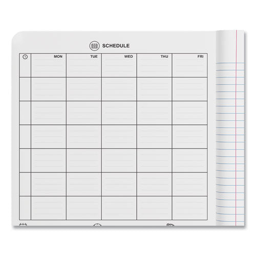 Image of Universal® Composition Book, Wide/Legal Rule, Black Marble Cover, (100) 9.75 x 7.5 Sheets