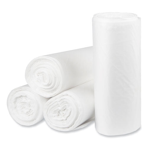 Image of Pitt Plastics Eco Strong Plus Can Liners, 44 gal, 1.35 mil, 37" x 50", Natural, Perforated Roll, 100/Carton