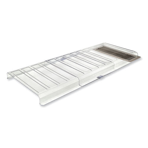 Image of deflecto® Under Furniture Air Deflector, 11 x 20 x 1.25, Clear