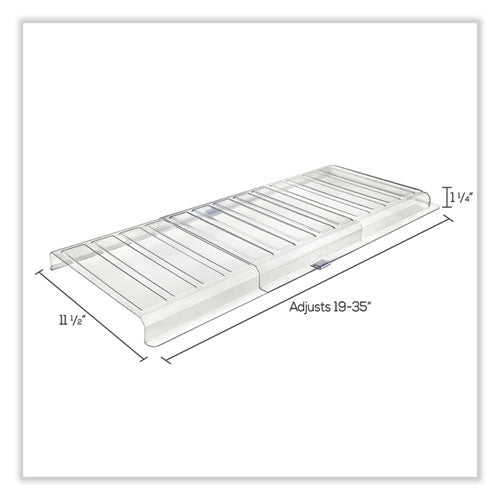 Image of deflecto® Under Furniture Air Deflector, 11 x 20 x 1.25, Clear