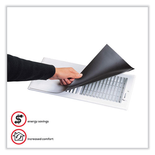 Image of deflecto® Magnetic Vent Covers, 8 x 15 x 0.12, White, 3/Pack