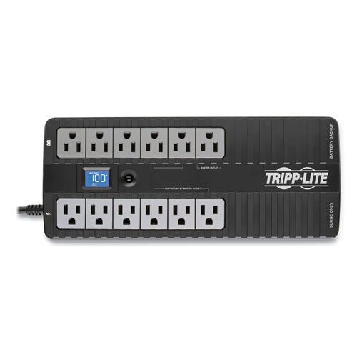 Image of Tripp Lite by Eaton ECO Series Energy-Saving Standby UPS, 12 Outlets, 850 VA, 420 J