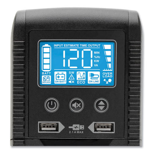 Image of Tripp Lite by Eaton ECO Series Desktop UPS Systems with USB Monitoring, 10 Outlets, 1,440 VA, 316 J