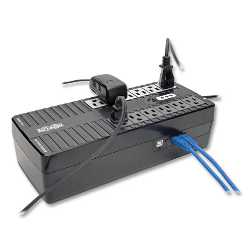 Image of Tripp Lite by Eaton Internet Office Ultra-Compact Desktop Standby Ups, 12 Outlets, 900 Va, 420 J