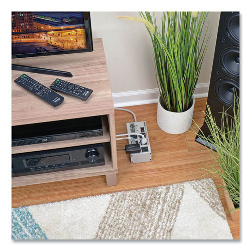 Image of Tripp Lite by Eaton Isobar Surge Protector, 6 AC Outlets, 6 ft Cord, 3,330 J, Light Gray
