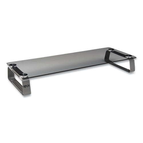 Image of Tripp Lite by Eaton Universal Glass-Top Monitor Riser, 22" X 8" X 3", Clear, Supports 3.9 Lbs