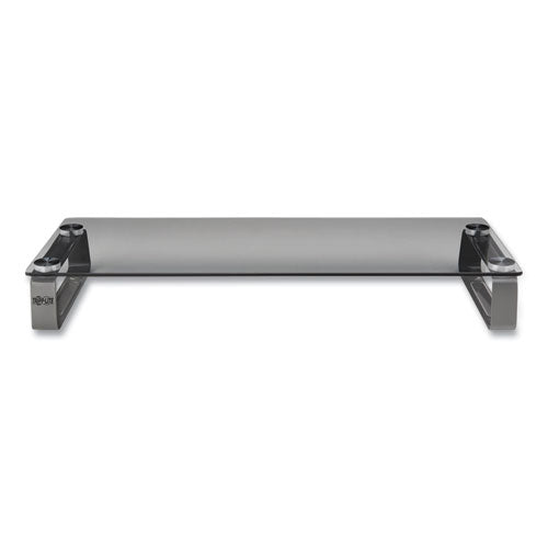 Image of Tripp Lite by Eaton Universal Glass-Top Monitor Riser, 22" X 8" X 3", Clear, Supports 3.9 Lbs