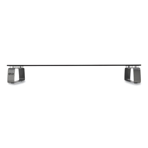 Image of Tripp Lite by Eaton Universal Glass-Top Monitor Riser, 22" X 8" X 3", Clear, Supports 3.9 Lbs