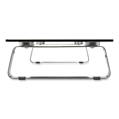 Image of Tripp Lite by Eaton Universal Glass-Top Monitor Riser, 22" X 8" X 3", Clear, Supports 3.9 Lbs