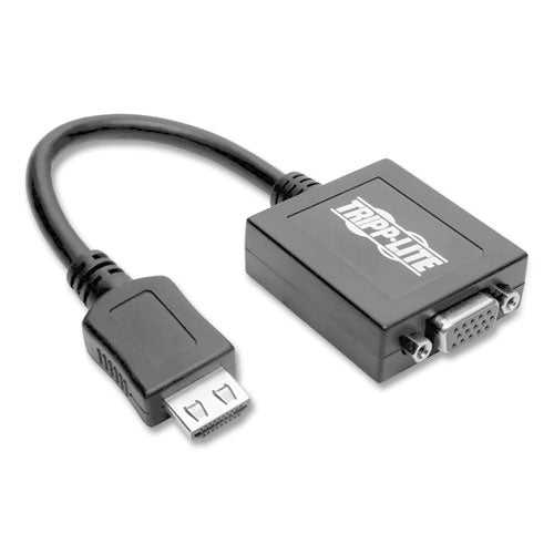 Image of Tripp Lite by Eaton HDMI to VGA with Audio Converter Cable, 6", Black