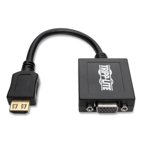 Image of Tripp Lite by Eaton HDMI to VGA with Audio Converter Cable, 6", Black