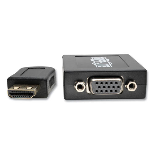 Image of Tripp Lite by Eaton HDMI to VGA with Audio Converter Cable, 6", Black