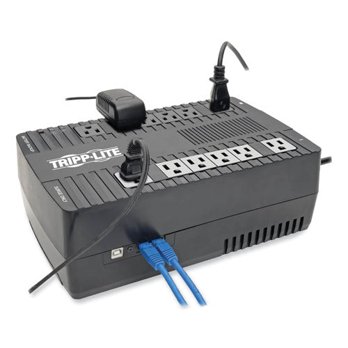 Image of Tripp Lite by Eaton AVR Series Ultra-Compact Line-Interactive UPS, 12 Outlets, 750 VA, 420 J