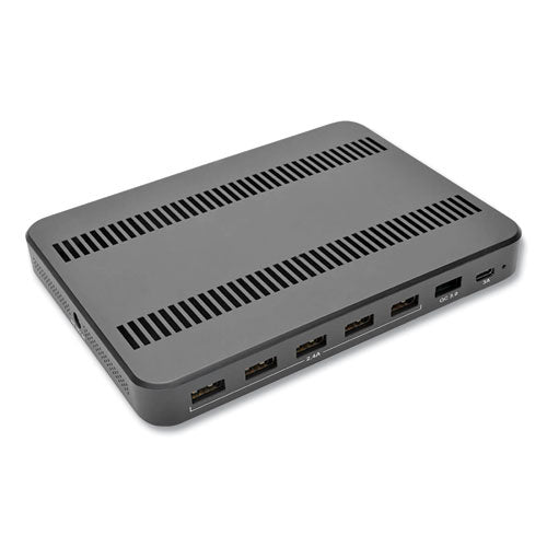 Image of Tripp Lite by Eaton USB Charging Station with Quick Charge 3.0, 7 Devices, 4.9 x 2.6 x 6.6, Black