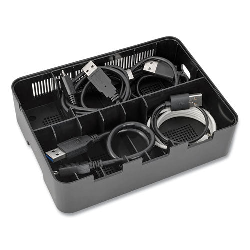 Image of Tripp Lite by Eaton USB Charging Station with Quick Charge 3.0, 7 Devices, 4.9 x 2.6 x 6.6, Black
