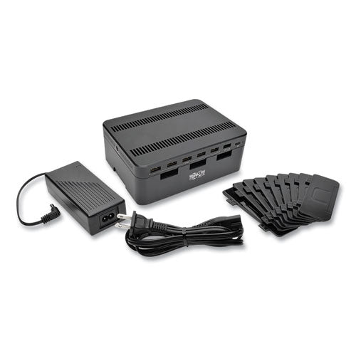 Image of Tripp Lite by Eaton USB Charging Station with Quick Charge 3.0, 7 Devices, 4.9 x 2.6 x 6.6, Black