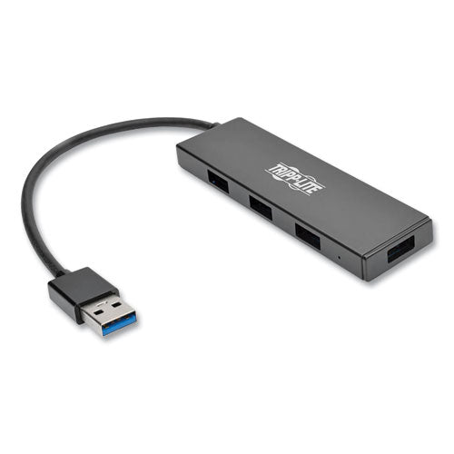 Image of Tripp Lite by Eaton Ultra-Slim Portable Usb 3.0 Superspeed Hub, 4 Ports, Black