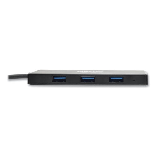 Image of Tripp Lite by Eaton Ultra-Slim Portable Usb 3.0 Superspeed Hub, 4 Ports, Black