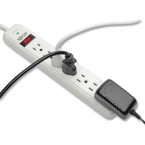 Image of Tripp Lite by Eaton Protect It! Surge Protector, 7 AC Outlets, 6 ft Cord, 1,080 J, Light Gray