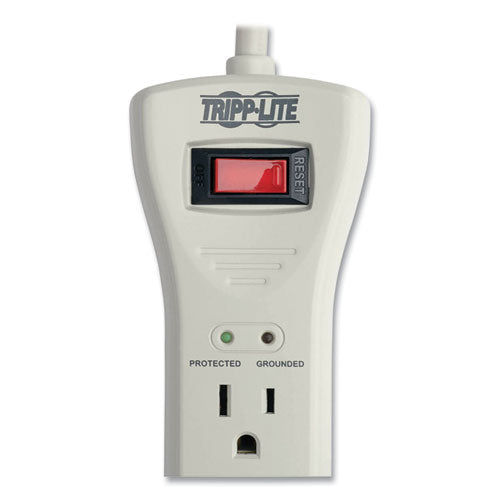 Image of Tripp Lite by Eaton Protect It! Surge Protector, 7 AC Outlets, 7 ft Cord, 2,160 J, Light Gray