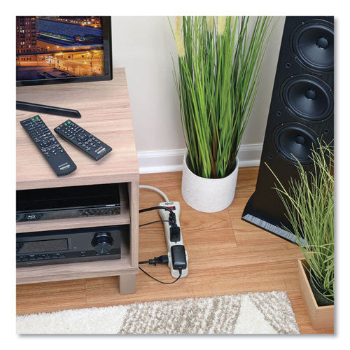 Image of Tripp Lite by Eaton Protect It! Surge Protector, 7 AC Outlets, 7 ft Cord, 2,160 J, Light Gray