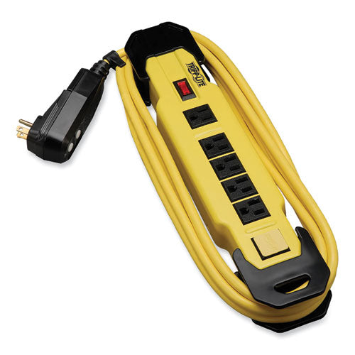 Image of Tripp Lite by Eaton Power It! Safety Power Strip with GFCI Plug, 6 Outlets, 9 ft Cord, Yellow/Black